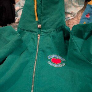Madhappy x Coachella heart sweatshirt with lineup Brand new never worn  zip up